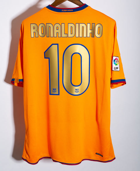 Barcelona 2006-07 Ronaldinho Away Kit (XL)