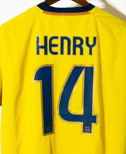 Barcelona 2008-09 Henry Away Kit (XL)