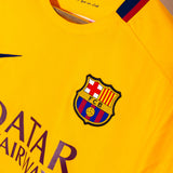 Barcelona 2015-16 Suarez Away Kit (L)