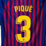 Barcelona 2018-19 Pique Home Kit (M)