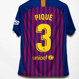 Barcelona 2018-19 Pique Home Kit (M)