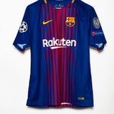 Barcelona 2017-18 Messi Home Kit (L)