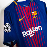 Barcelona 2017-18 Messi Home Kit (L)