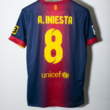 Barcelona 2012-13 Iniesta Home Kit (M)