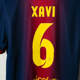 Barcelona 2012-13 Xavi Home Kit (L)