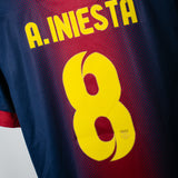 Barcelona 2012-13 Iniesta Home Kit (M)