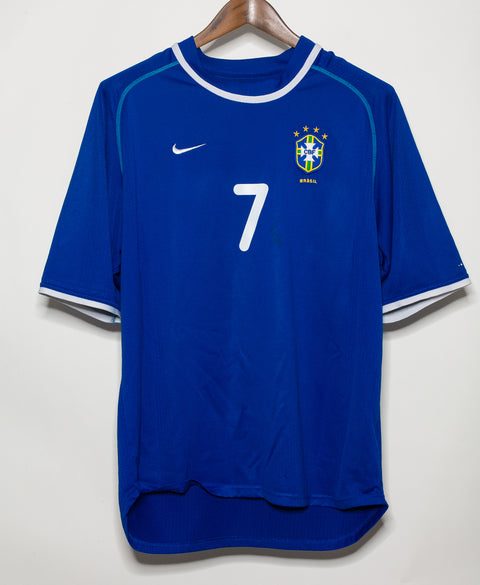 Brazil 2000 Ronaldinho Away Kit (XL)