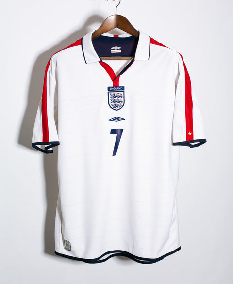 England 2004 Beckham Home Kit (XL)