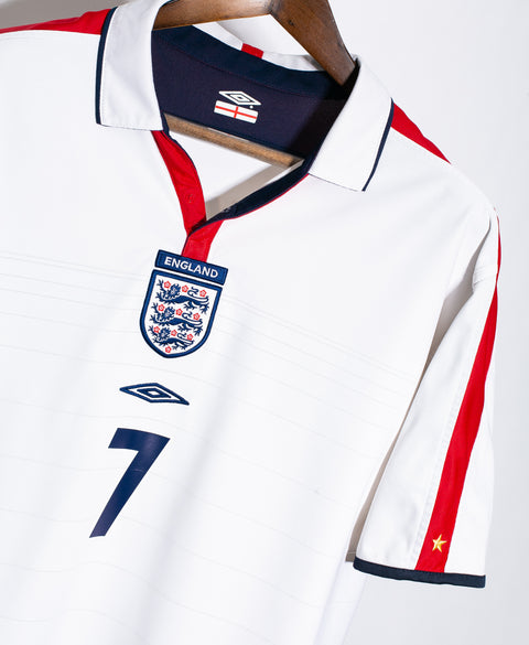 England 2004 Beckham Home Kit (XL)