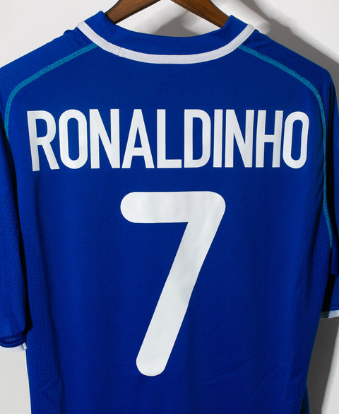 Brazil 2000 Ronaldinho Away Kit (XL)