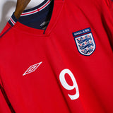 England 2002 Fowler Reversible Away Kit (L)
