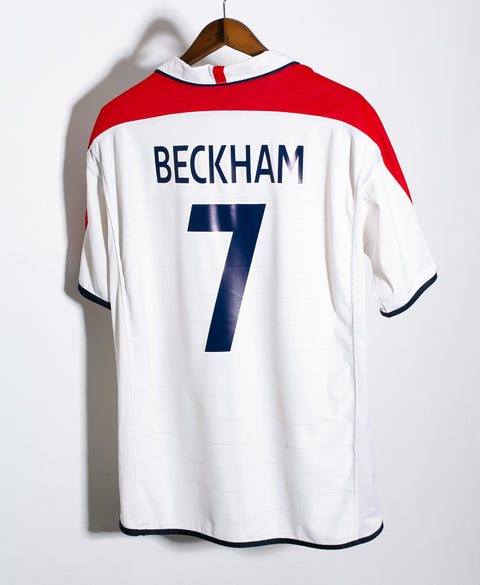 England 2004 Beckham Home Kit (XL)