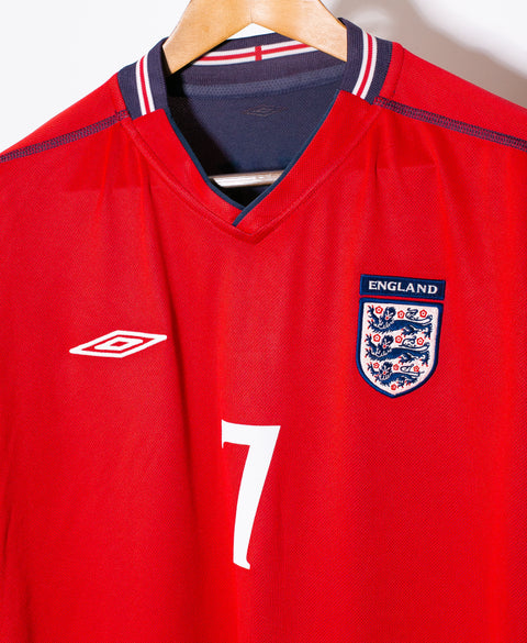 England 2002 Beckham Away Kit (XL)