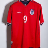 England 2002 Fowler Reversible Away Kit (L)