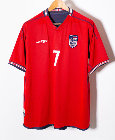 England 2002 Beckham Away Kit (XL)