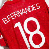 Man United 2020-21 Fernandes Home Kit (L)