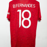 Man United 2020-21 Fernandes Home Kit (L)