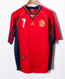 Spain 1998 Morientes Home Kit (M)