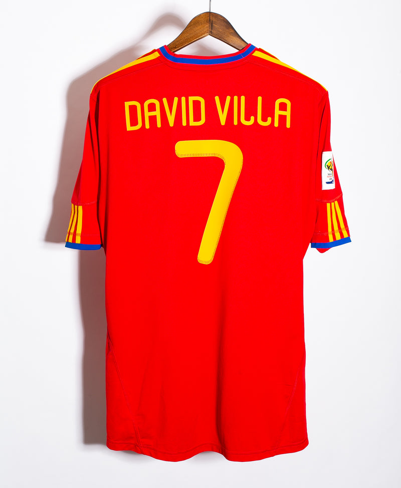 Spain 2010 David Villa Home Kit (XL)