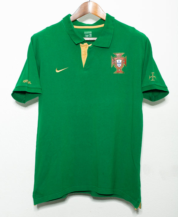 Portugal Pre-Match Polo Shirt (L)