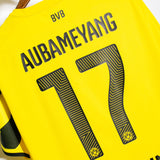 Dortmund 2014-15 Aubameyang Home Kit (L)