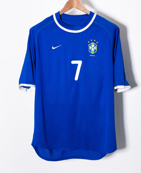 Brazil 2000 Ronaldinho Away Kit (M)