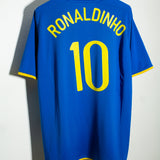 Brazil 2008 Ronaldinho Away Kit (2XL)
