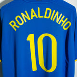 Brazil 2008 Ronaldinho Away Kit (2XL)