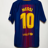 Barcelona 2017-18 Messi Home Kit (XL)