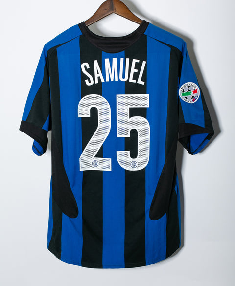 Inter Milan 2004-05 Samuel Home Kit (XL)