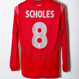 England 2004 Scholes Long Sleeve Away Kit (M)