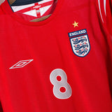 England 2004 Scholes Long Sleeve Away Kit (M)