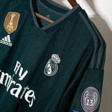 Real Madrid 2018-19 Bale Away Kit (2XL)