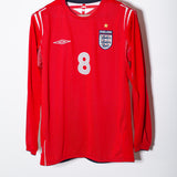England 2004 Scholes Long Sleeve Away Kit (M)