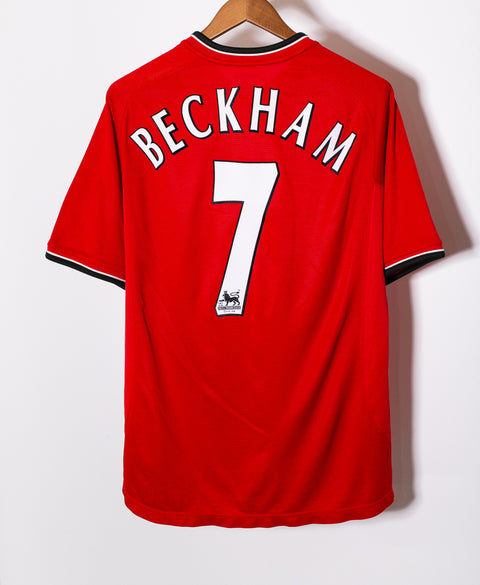 Manchester United 2000-01 Beckham Home Kit (L)