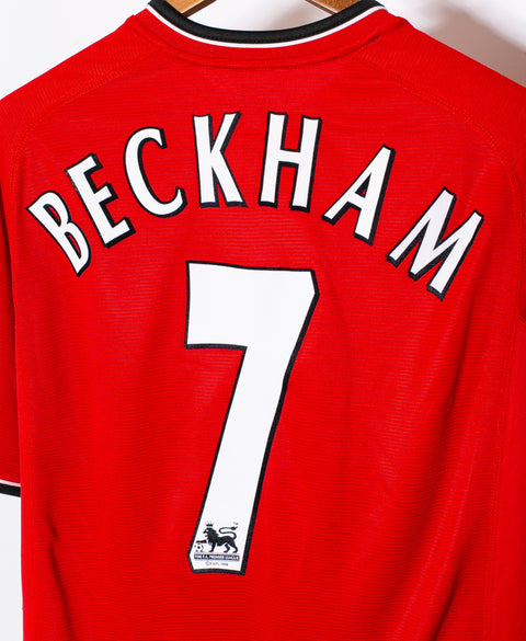 Manchester United 2000-01 Beckham Home Kit (L)