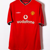 Manchester United 2000-01 Beckham Home Kit (L)