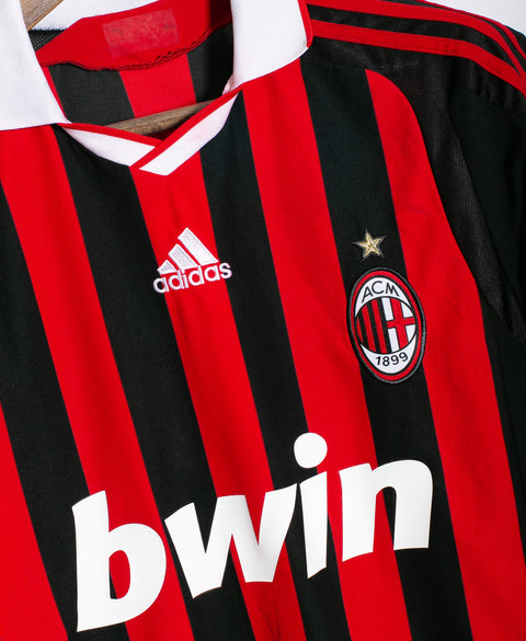 AC Milan 2009-10 Beckham Home Kit (S)