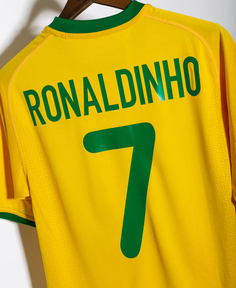 Brazil 2000 Ronaldinho Home Kit (S)