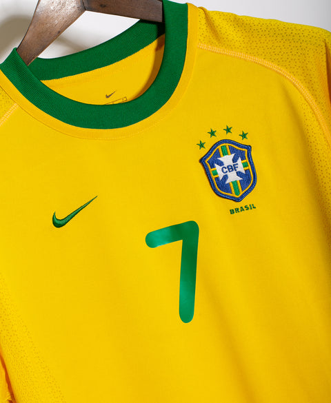 Brazil 2000 Ronaldinho Home Kit (S)