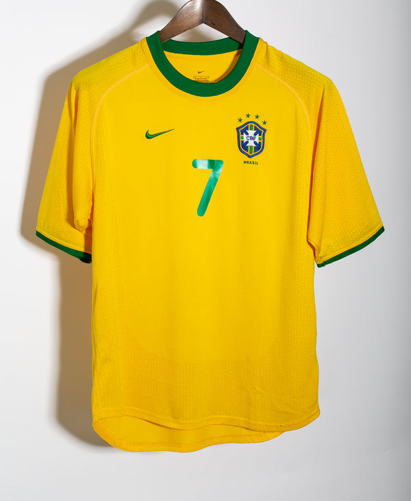 Brazil 2000 Ronaldinho Home Kit (S)