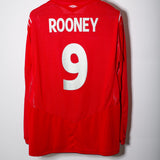 England 2004 Rooney Long Sleeve Away Kit (XL)