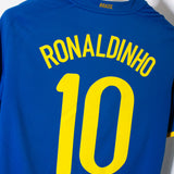 Brazil 2008 Ronaldinho Away Kit (S)