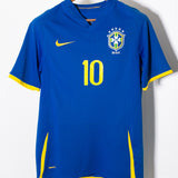 Brazil 2008 Ronaldinho Away Kit (S)
