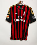 AC Milan 2013-14 Balotelli Signed Home Kit (M)