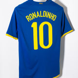 Brazil 2008 Ronaldinho Away Kit (S)