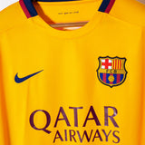 Barcelona 2015-16 Neymar Jr Long Sleeve Away Kit (L)