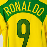 Brazil 2004 Ronaldo Home Kit (L)