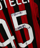 AC Milan 2013-14 Balotelli Signed Home Kit (M)