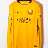 Barcelona 2015-16 Neymar Jr Long Sleeve Away Kit (L)